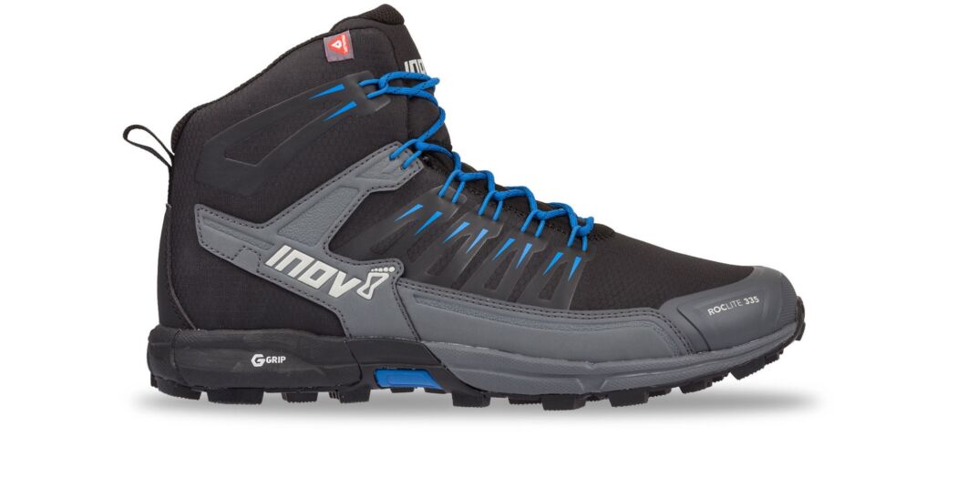 Inov-8 Roclite G 335 Mens Hiking Boots Black/Blue Australia (QOGNZK851)